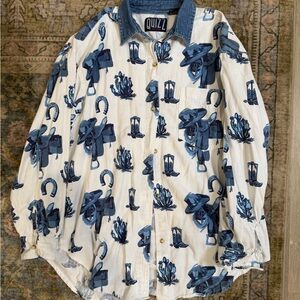 Vintage Western Men's Shirt